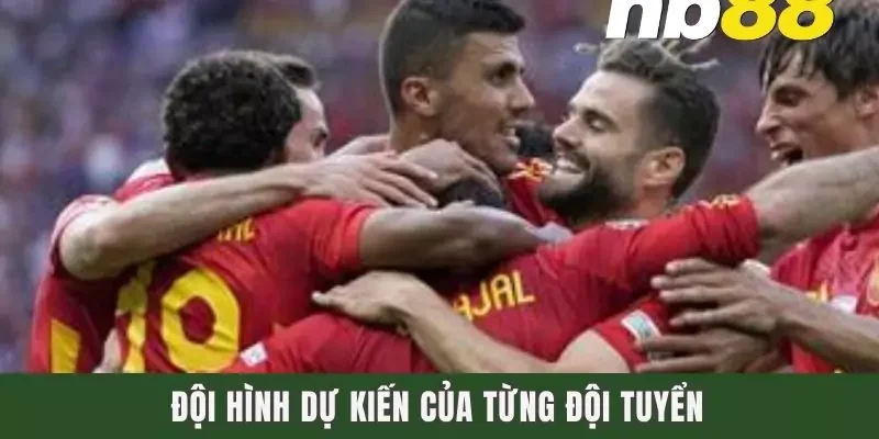 Đội hình dự kiến của từng đội tuyển